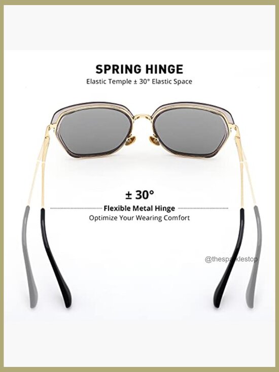 Metal Frame Polarized Shield Sunglasses with Gift Box main image 7